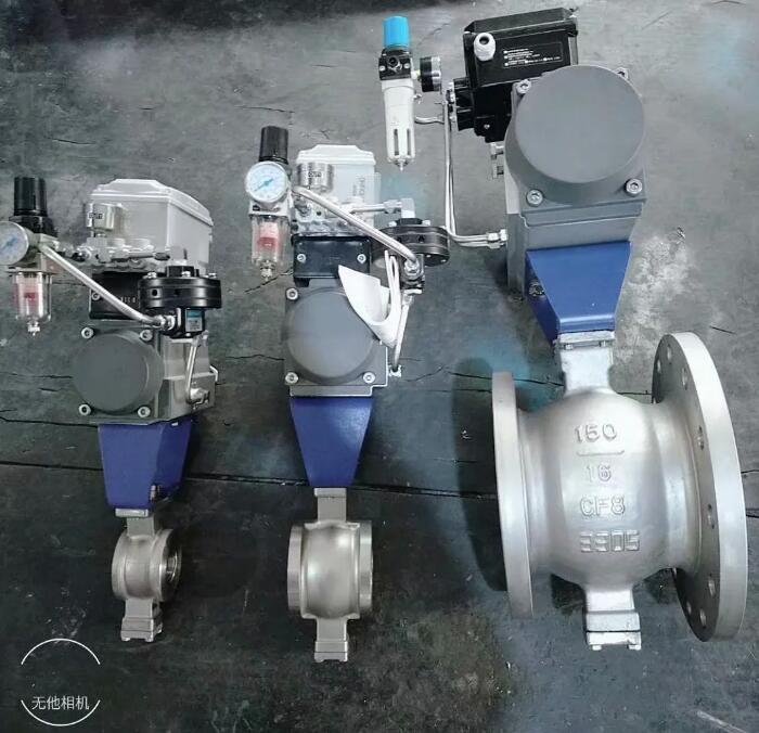 不銹鋼氣動V型球閥