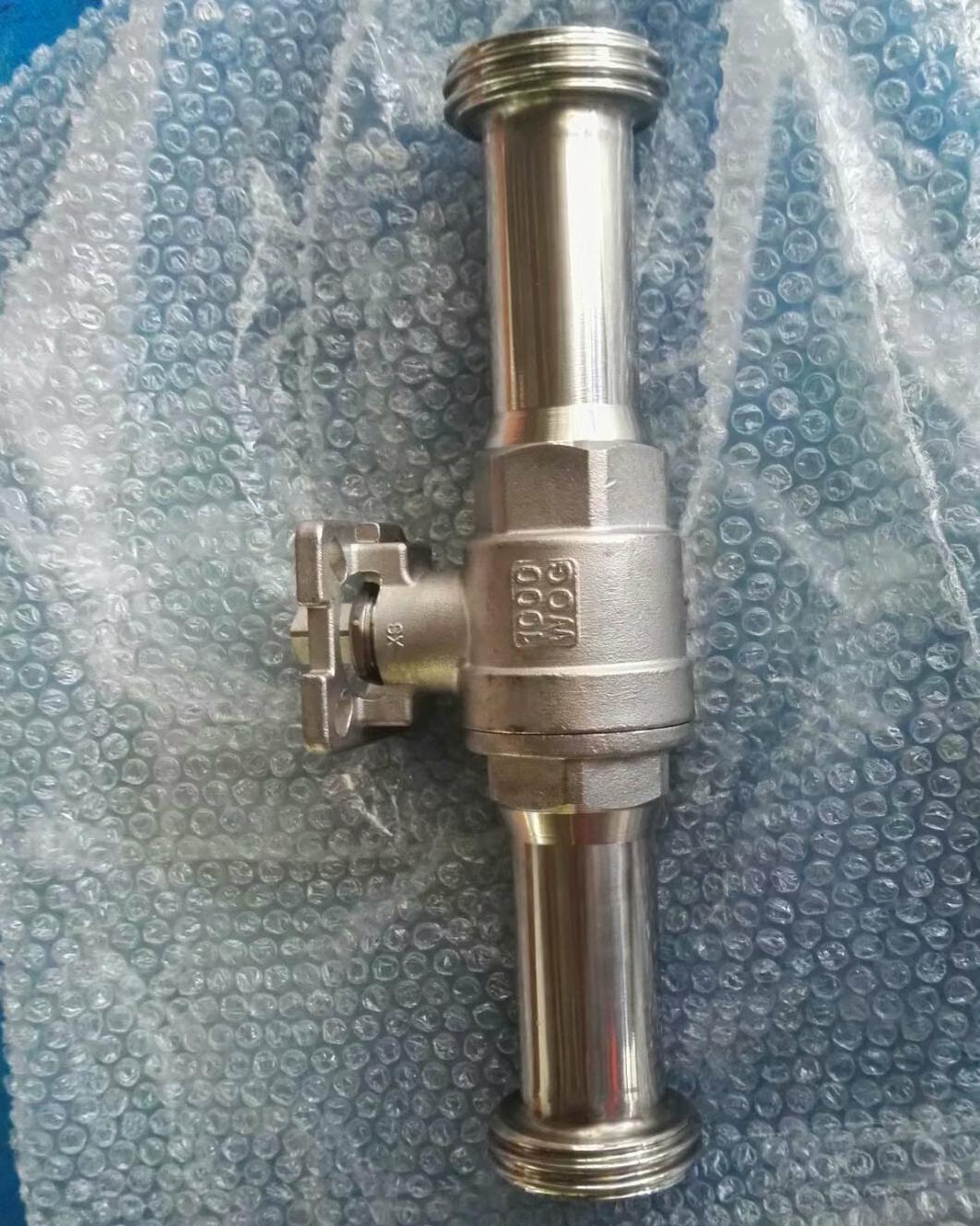 不銹鋼氣動高平臺活接球閥