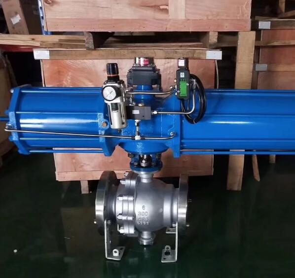 不銹鋼氣動硬密封固定球閥