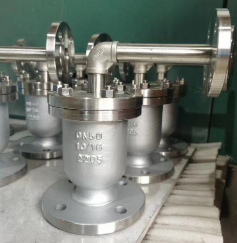 雙相鋼2205單口排氣閥帶側(cè)排