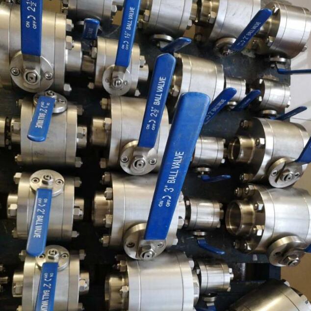 904L三片式鍛鋼手動球閥