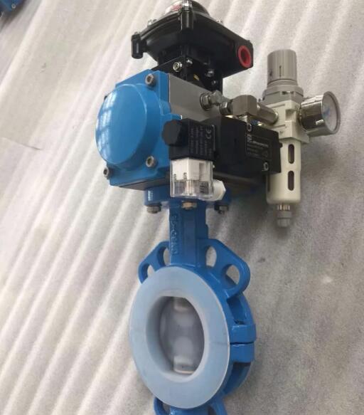 氣動襯氟蝶閥D671F46